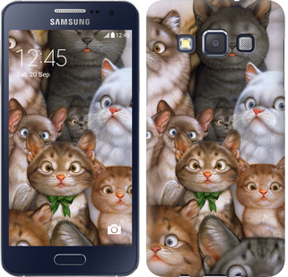 

Чехол коты для Samsung Galaxy A3 A300H 476327