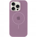 Чехол Silicone Case Full Protective (AA) with Magnetic Safe для Apple iPhone 11 Pro Max (6.5") (Лиловый / Lilac Pride)