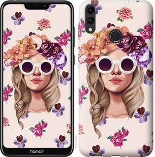 

Чехол Девушка с цветами v2 для Huawei Honor 8C 690585