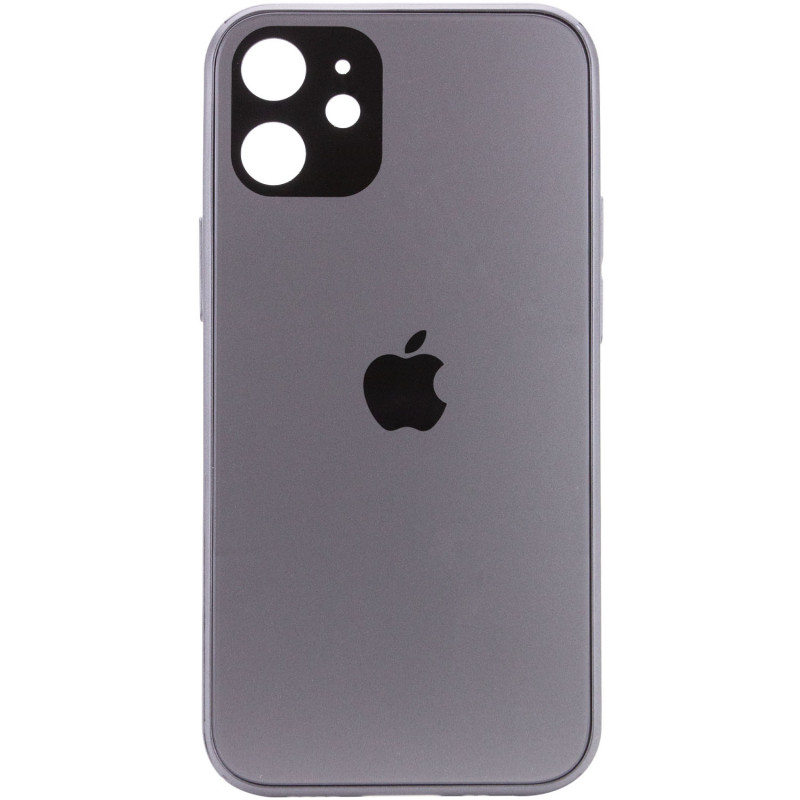

TPU+Glass чехол GLOSSY Logo Full camera для Apple iPhone 12 mini (5.4") (Серый) 1093886