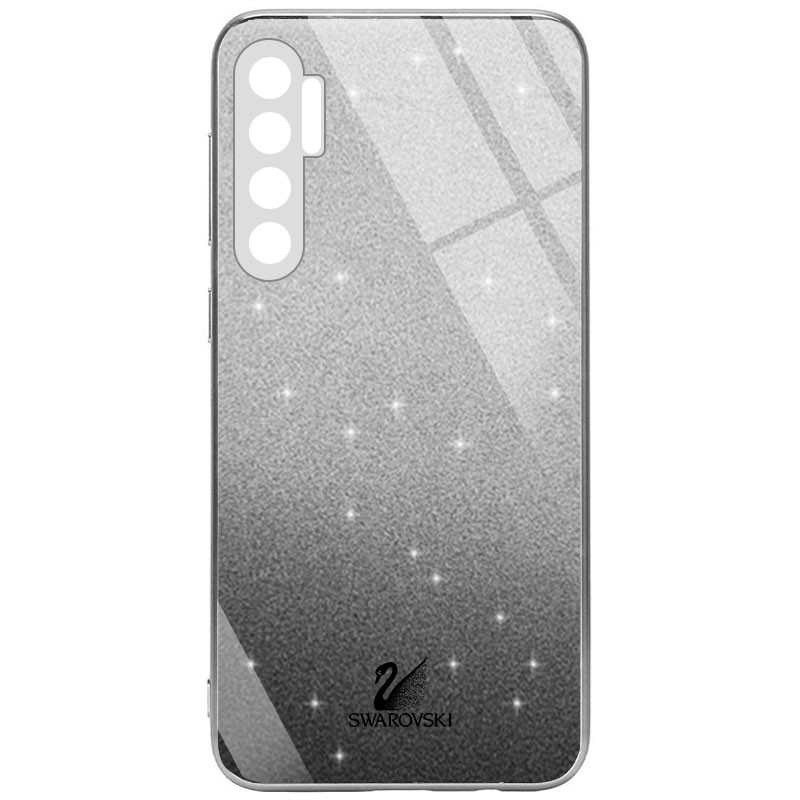 

TPU+Glass чехол Swarovski Full Camera для Xiaomi Mi Note 10 Lite (Черный) 1082603