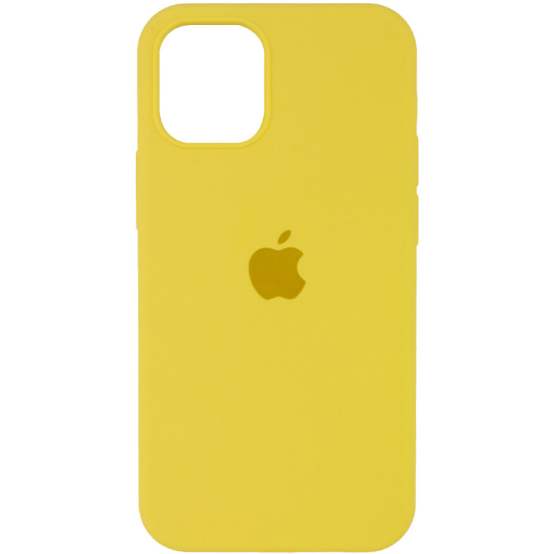 Чохол Silicone Case Full Protective (AA) на Apple iPhone 15 Pro (6.1") (Жовтий / Yellow)