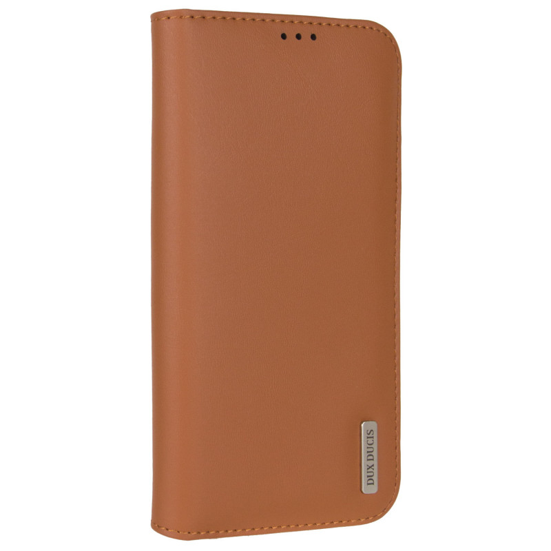 Фото Чохол-книжка Dux Ducis Hivo на Apple iPhone 16 Pro Max (6.9") (Brown) в маназині vchehle.ua