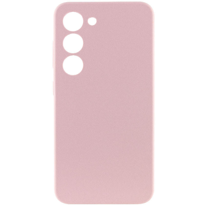 Чохол Silicone Cover Lakshmi Full Camera (AAA) на Samsung Galaxy S24 FE (Рожевий / Pink Sand)