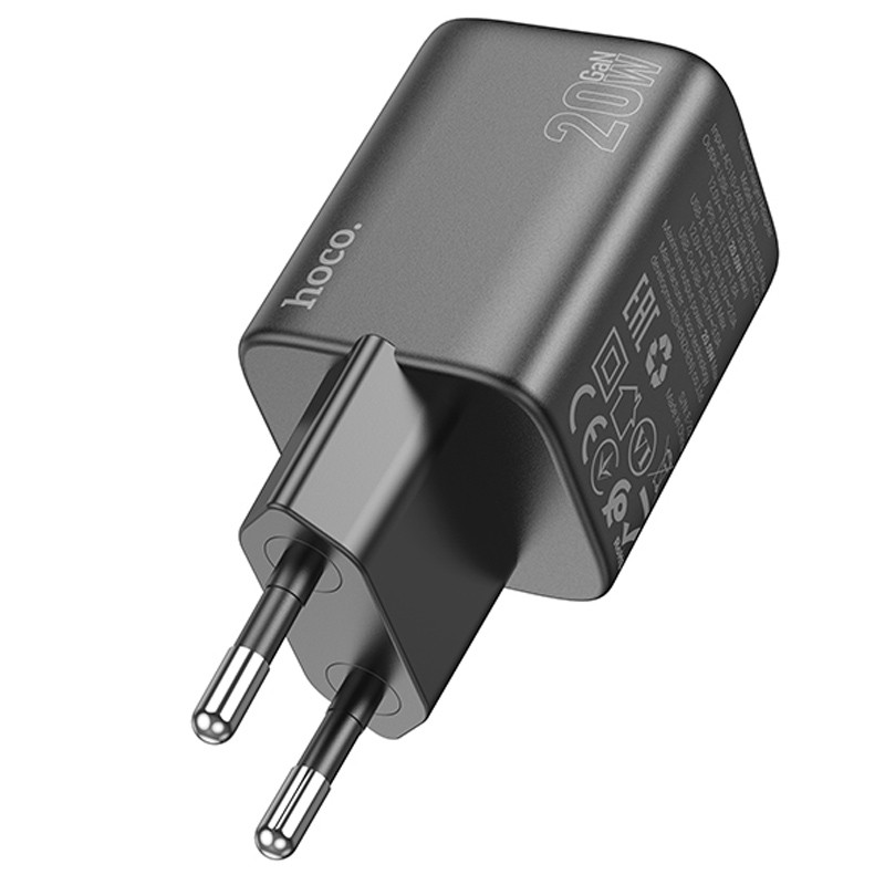 СЗУ Hoco N41 Almighty PD20W+QC3.0 (1USB-A/1C) (Black) в магазине vchehle.ua