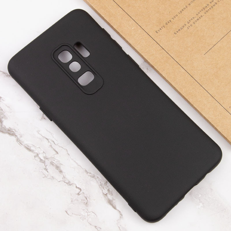 Чохол Silicone Cover Lakshmi Full Camera (A) на Samsung Galaxy S9+ (Чорний / Black) в магазині vchehle.ua