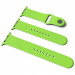 Силиконовый ремешок для Apple Watch Sport Band 42/44/45/46/49mm (S/M & M/L) 3pcs (Зеленый / Green)