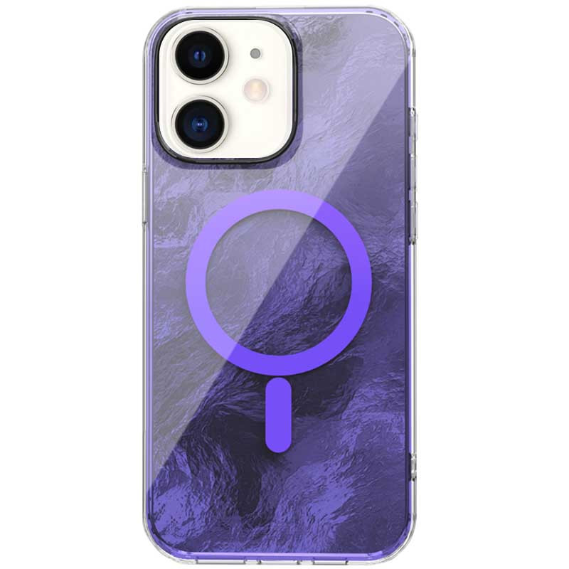 Чехол TPU Shiny Mountain (MagFit) для Apple iPhone 11 (6.1") (Purple)