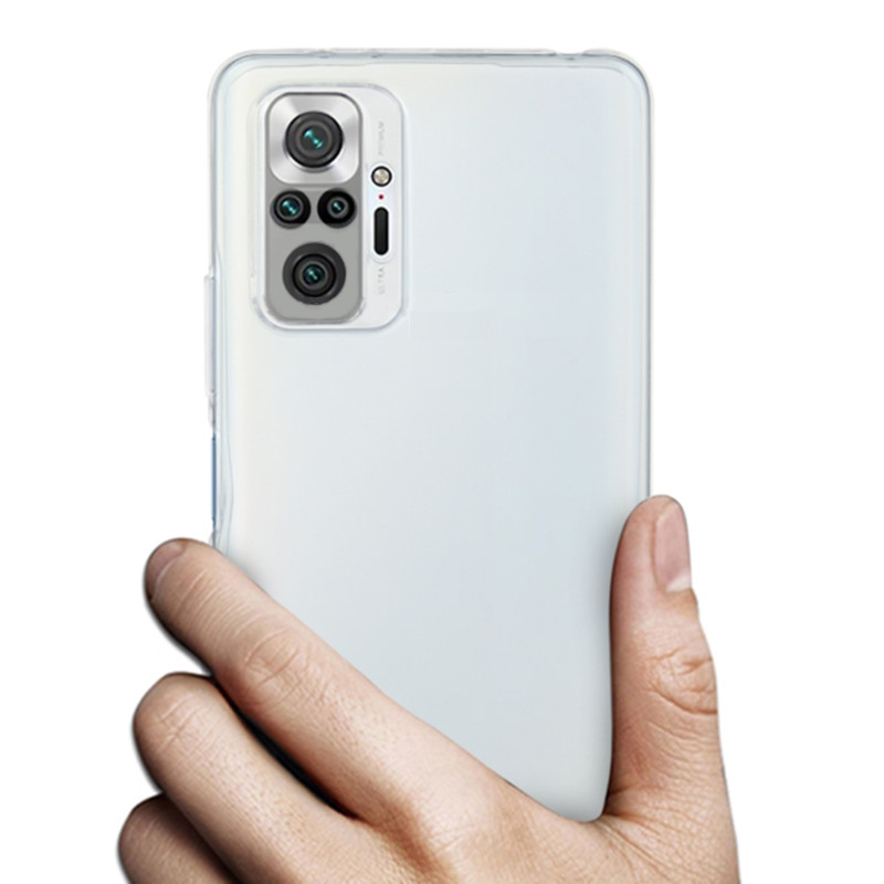 Фото TPU чохол Epic Transparent 1,5mm Full Camera на Xiaomi Redmi Note 10 Pro / 10 Pro Max (Прозорий (прозорий)) в маназині vchehle.ua