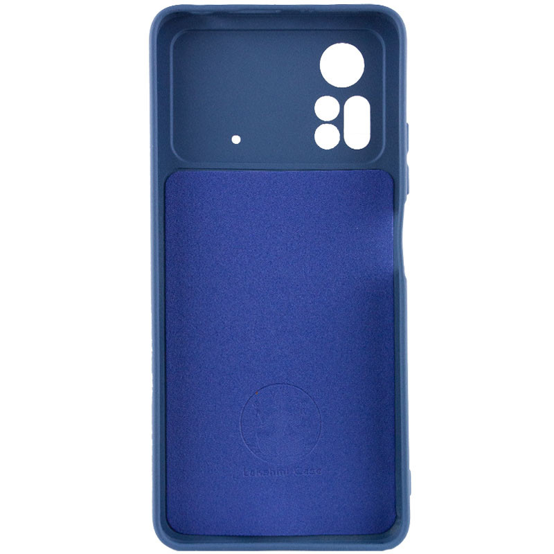 Фото Чохол Silicone Cover Lakshmi Full Camera (A) на Xiaomi Poco X4 Pro 5G (Синій / Navy Blue) на vchehle.ua