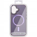 Фото Шкіряний чохол SnapCase with Magnetic Safe на Apple iPhone 15 Pro (6.1") (Dark Purple) в маназині vchehle.ua