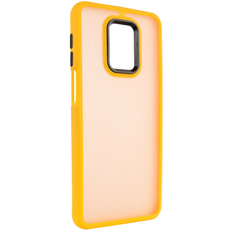 Чехол TPU+PC Lyon Frosted для Xiaomi Redmi Note 9s / Note 9 Pro / Note 9 Pro Max (Orange)