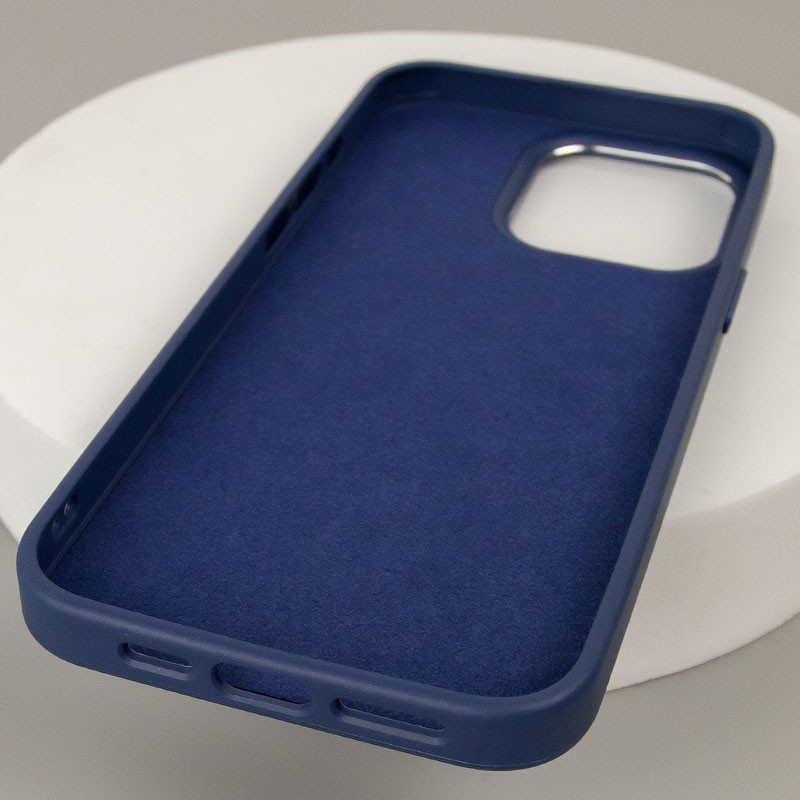 Купить Кожаный чехол Bonbon Leather Metal Style with Magnetic Safe для Apple iPhone 13 Pro (6.1") (Синий / Navy blue) на vchehle.ua