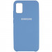Уценка Чехол Silicone Cover (AAA) для Samsung Galaxy A31 (Эстетический дефект / Синий / Denim Blue)