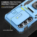 Ударопрочный чехол Camshield Army Ring для Samsung Galaxy A36 5G / A56 5G (Голубой / Light Blue) в магазине vchehle.ua