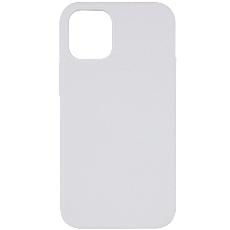 Чехол Silicone Case Full Protective (AA) NO LOGO для Apple iPhone 14 (6.1") (Белый / White)