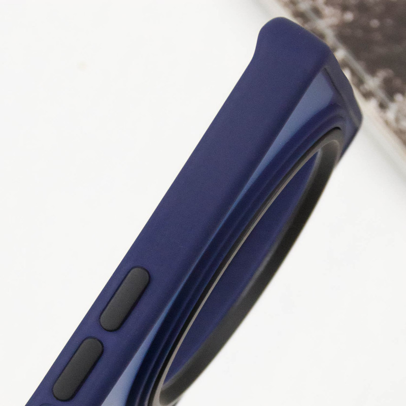 Чехол TPU+PC Lyon Frosted для Xiaomi Redmi 14C / Poco C75 (Navy Blue) в магазине vchehle.ua