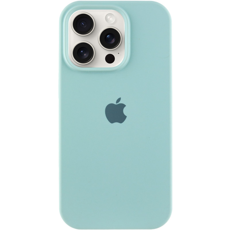 Чехол Silicone Case Full Protective (AA) для Apple iPhone 14 Pro Max (6.7") (Бирюзовый / Beryl)