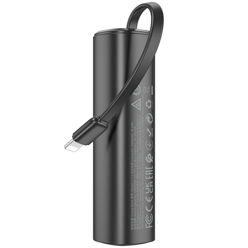 Уцінка Портативний ЗП Power Bank Hoco J113 Energy-bar (Пошкоджене пакування / Black) в магазині vchehle.ua