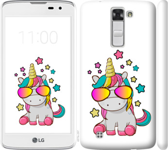 

Чохол Єдиноріг в окулярах на LG K8 K350E 911707