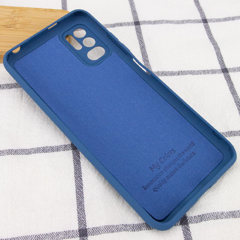 Фото Чохол Silicone Cover My Color Full Camera (A) на Xiaomi Redmi Note 10 5G / Poco M3 Pro (Синій / Navy blue) в маназині vchehle.ua