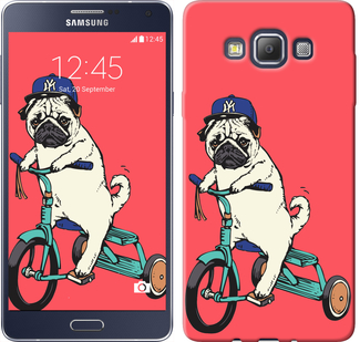 

Чехол Мопс на велосипеде для Samsung Galaxy A7 A700H 87557
