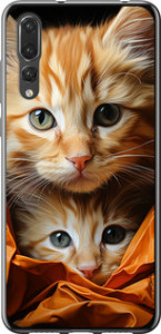 Чехол Котики 2 для Huawei P20 Pro