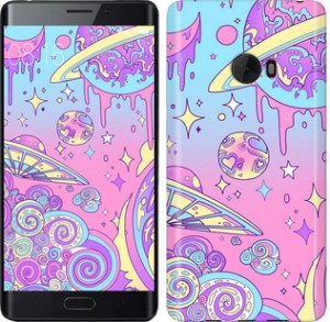 Чехол Розовая галактика для Xiaomi Mi Note 2