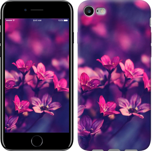 

Чехол Пурпурные цветы для iPhone 7 (4.7'') 176421
