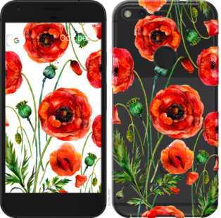 

Чохол Намальовані маки на Google PixeL 2 XL 783301