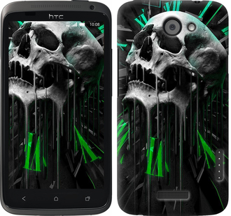 

Чохол Череп-годинник на HTC One X 352719