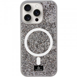 TPU чехол Bling World Rock Diamond with Magnetic Safe для Apple iPhone 14 Pro Max (6.7")