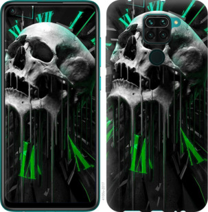 

Чехол Череп-часы для Xiaomi Redmi Note 9 932821