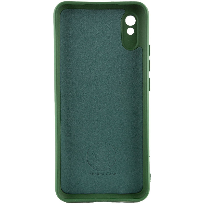 Фото Чехол Silicone Cover Lakshmi Full Camera (A) для Xiaomi Redmi 9A (Зеленый / Dark green) на vchehle.ua