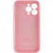 Фото Чехол Silicone Case Full Camera Protective (AA) для Apple iPhone 14 Pro (6.1") (Розовый / Light pink) на vchehle.ua