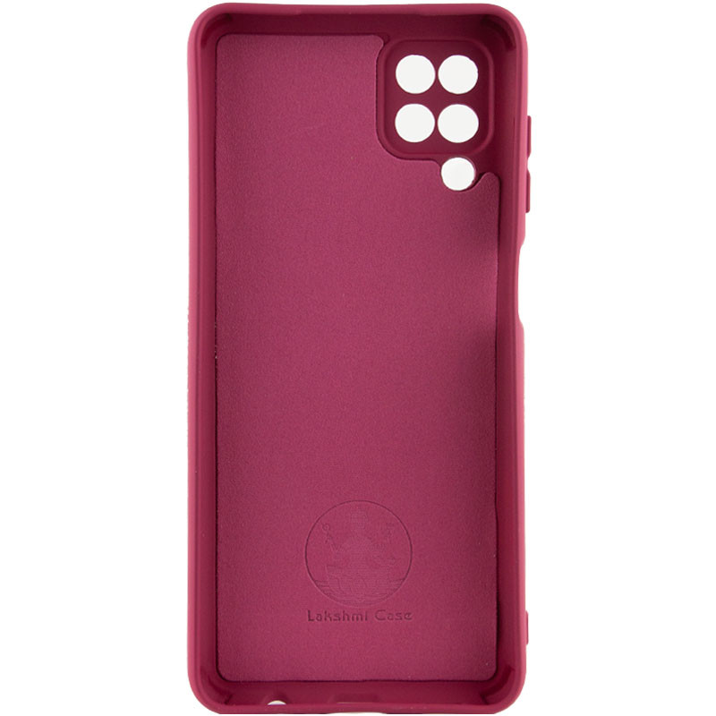 Фото Чехол Silicone Cover Lakshmi Full Camera (AA) для Samsung Galaxy A12 (Бордовый / Marsala) на vchehle.ua