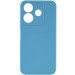 Чехол TPU GETMAN Liquid Silk Full Camera для ZTE Nubia V60 (Голубой / Blue)