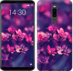Чехол Пурпурные цветы для Meizu Note 8