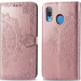 Купить Кожаный чехол-книжка Art Case с визитницей для Samsung Galaxy A20 / A30 (Розовый) на vchehle.ua