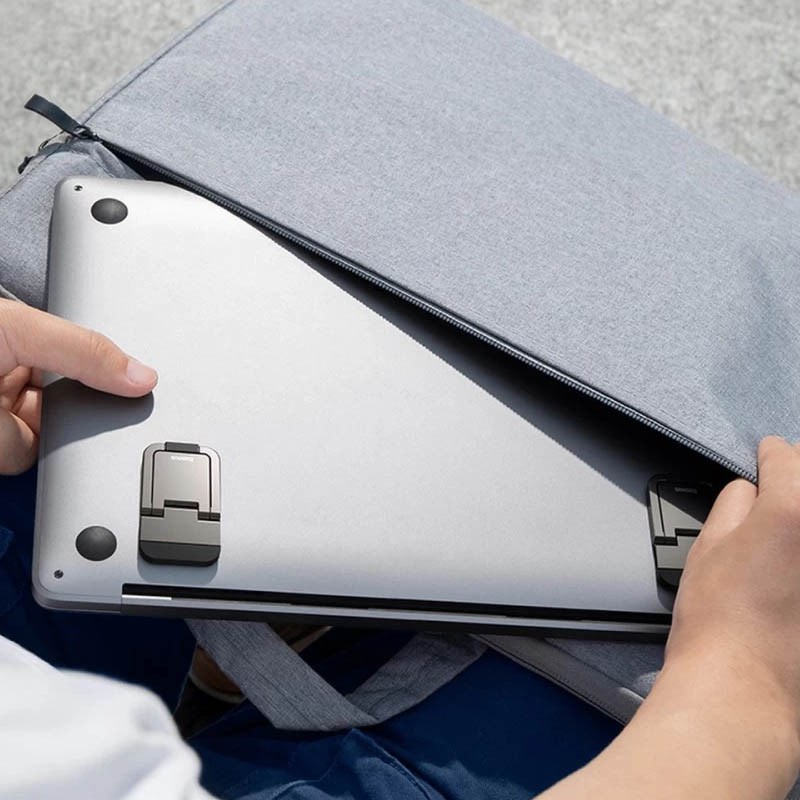 Купити Підставка для ноутбука Baseus Slim Laptop Kickstand (2шт) (LUZC00001) (Gray) на vchehle.ua