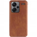 Фото Кожаный чехол-книжка GETMAN Cubic (PU) для Xiaomi Redmi Note 13 Pro+ (Коричневый) на vchehle.ua
