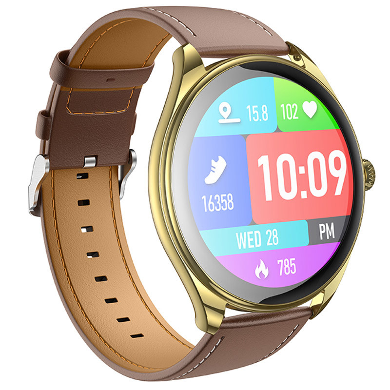 Смарт-часы Hoco Smart Watch Y22 Amoled Smart sports watch (call version) (Champagne gold)