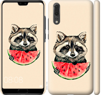 

Чохол Єнотик з кавуном на Huawei P20 799941