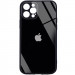 Уценка TPU+Glass чехол GLOSSY Logo Full camera (opp) для Apple iPhone 12 Pro Max (6.7") (Царапина / Черный)
