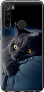Чехол Дымчатый кот для Xiaomi Redmi Note 8