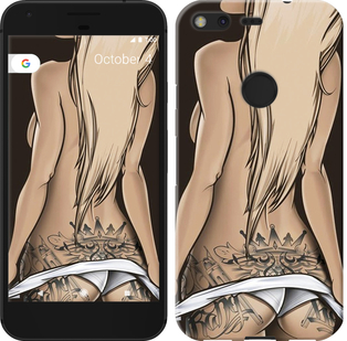 

Чехол Девушка с татуировкой для Google Pixel 644550
