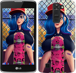 

Чехол Прикольная девочка со скейтбордом для LG K7 618274