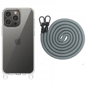 Чехол TPU Transparent with Straps для iPhone 12 Pro