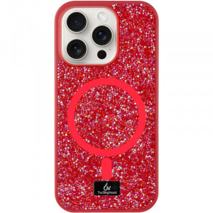 TPU чехол Bling World Rock Diamond with Magnetic Safe для Apple iPhone 14 Pro (6.1")