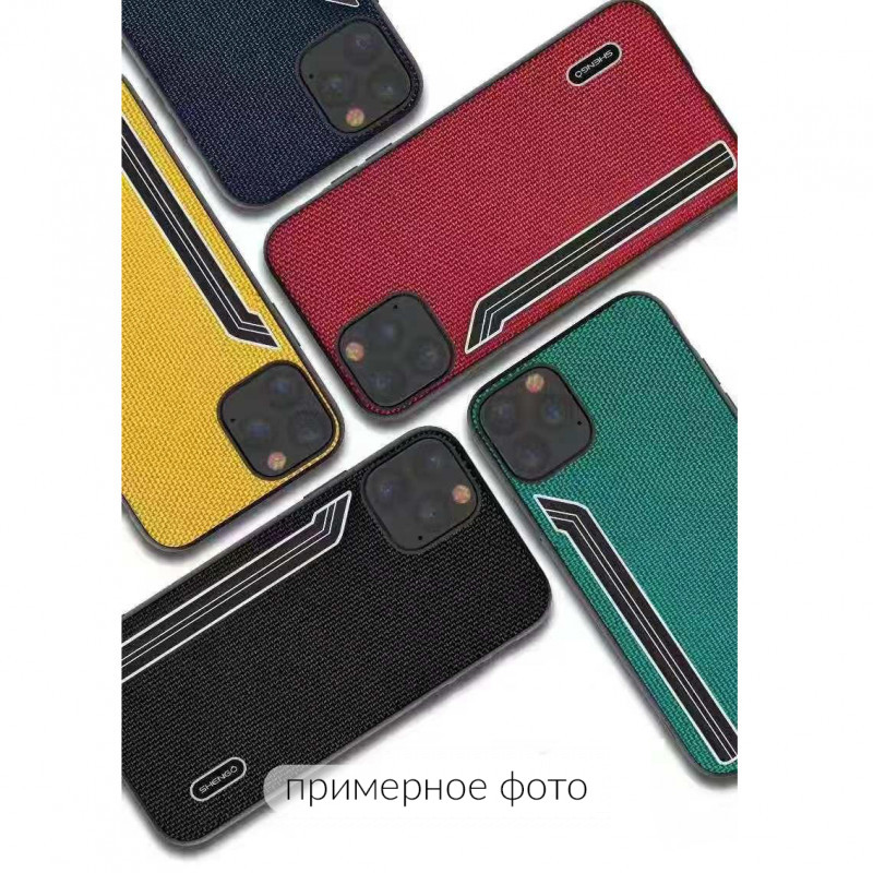 

TPU чохол SHENGO Textile series на Apple iPhone 11 (6.1") (Синій) 769393